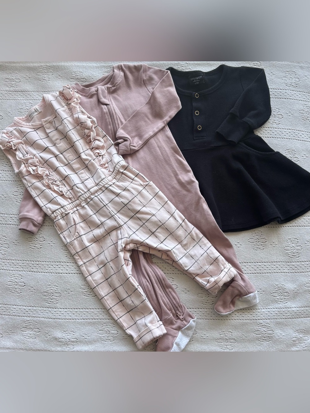 Organic Cotton Baby Girl Bundle 6–12M | Little Bipsy Set